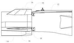 Passive control fin stops for air launched boosted (two stage) high speed vehicles