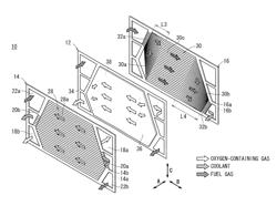 Fuel cell employing multiple reactant supply passages