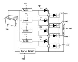 Circuit for vehicle lamps