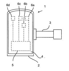 SENSOR DEVICE FOR SENSING AND WIRELESS TRANSMISSION OF TIRE PRESSURE