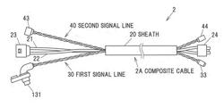 VEHICLE COMPOSITE CABLE AND VEHICLE COMPOSITE HARNESS