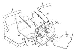 Device for dispensing pre-cut rolled or Z-folded wiping material