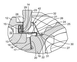 Wheel bearing arrangement with encoder protection and centering device