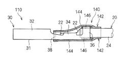 Terminal-fitted wire, terminal-fitted wire manufacturing method and corrosion resistant member