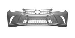 Front bumper for an automobile