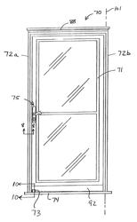 Door systems and door hardware components