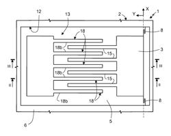 Microelectromechanical sensor with out-of-plane sensing and process for manufacturing a microelectromechanical sensor