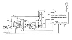 LED drive circuitry with disconnect switch