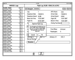 METHODS, SYSTEMS AND APPARATUS FOR AUTOMATED GENERATION OF A FLIGHT LOG AND A SQUAWK LIST FILE