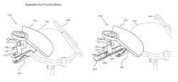 Adaptable drum practice device