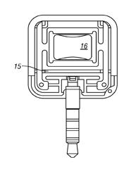 CARD READER WITH POWER EFFICIENT ARCHITECTURE THAT INCLUDES A WAKE-UP CIRCUIT