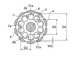 ROTOR FOR ROTARY ELECTRIC MACHINE