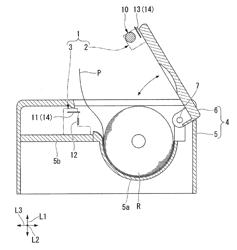 Printer with a cutter