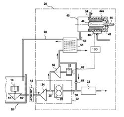 Aeronautical engine with cooling of an electric starting device