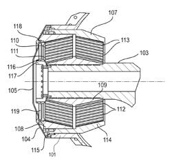 Elastomeric teetering hinge