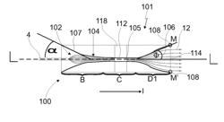 Device for transferring ions from high to low pressure atmosphere, system and use