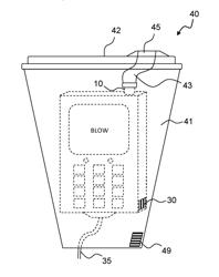 BEVERAGE DISGUISE FOR HAND HELD BREATHALYZER INTERFACE OF IGNITION INTERLOCK DEVICE