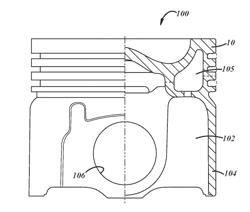 COMPLEX-SHAPED FORGED PISTON OIL GALLERIES