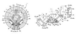 Fluid-actuated rotary drive device