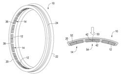 Pipe joint gasket with articulating anti-slip segments