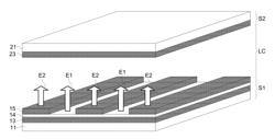 LIQUID CRYSTAL DISPLAY PANEL HAVING THREE CONDUCTIVE LAYERS