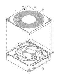 FAN TRAY PERFORATION PATTERN