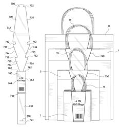 System, method and apparatus for gift bag binding