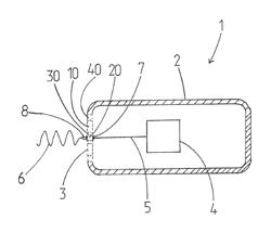 Electrical bushing with gradient cermet