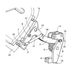 MECHANISM FOR MOUNTING OF A HINGED CAR DOOR