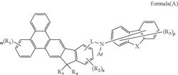 INDENOTRIPHENYLENE-BASED AMINE DERIVATIVE FOR ORGANIC ELECTROLUMINESCENT DEVICE