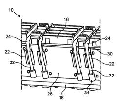 Battery having a plurality of battery cells