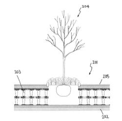 MODULAR CELL AND MATRIX FOR SUPPORTING A LOAD BEARING FEATURE