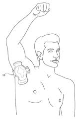 UNDERARM ABSORPTIVE ARTICLE