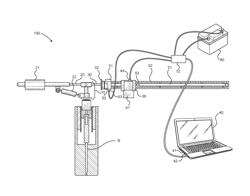 LASER ROD SURFACE ELEVATION TABLE DEVICE AND METHOD