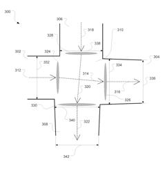 Low Loss Optical Crossing and Method of Making Same