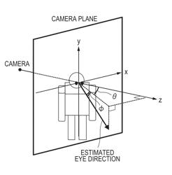 APPARATUS AND METHOD FOR ESTIMATING GAZED POSITION OF PERSON