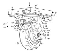 Convertible caster assembly