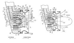 Fuel injector with radial and axial air inflow