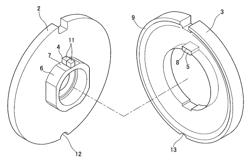 Magnetic load sensor unit for use in a linear motion actuator, and linear motion actuator