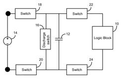 Charge distribution control for secure systems