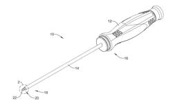 SELF-RETAINING DRIVER FOR A BONE SCREW