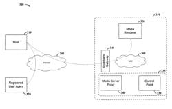 Location-based remote media access via mobile device