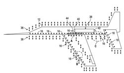 SYSTEM AND METHOD FOR CONTROLLING A PRESSURE FIELD AROUND AN AIRCRAFT IN FLIGHT