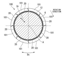 SHAFT SEALING DEVICE AND ROTATING MACHINE PROVIDED THEREWITH