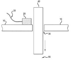 Proximity sensor for brake wear detection