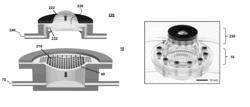 Optical component array having adjustable curvature