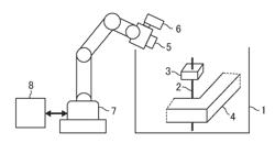 WIRE ELECTRIC DISCHARGE MACHINE HAVING FUNCTION OF CLEANING INSIDE OF MACHINING TANK