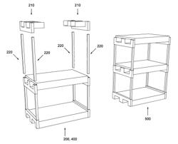 PALLET SHELF SYSTEM AND METHOD OF STORING GOODS ON A PALLET SHELF SYSTEM