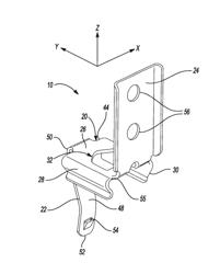 SPRING STEEL WIRE HARNESS CLIP