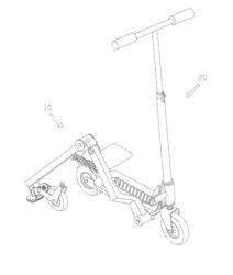 Pedal Driving Device For Scooter